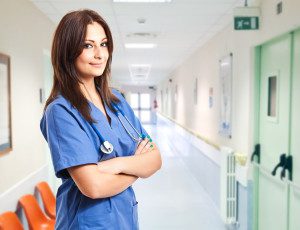 Beautiful nurse portrait