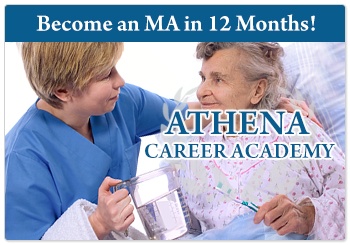 Become a Clinical Medical Assistant in less than one year with Athena Career Academy. Nursing education center located in Toledo, Ohio.   Become a Clinical Medical Assistant in less than one year with Athena Career Academy. Nursing education center located in Toledo, Ohio.